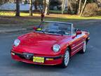 1988 Alfa Romeo Spider Quadrifoglio 2dr Convertible