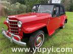 1950 Willys Jeepster Chrome Convertible Manual F-134