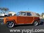 1971 Volkswagen Thing Convertible Orange RWD Manual