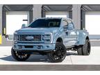 2023 Ford F450 Platinum Azure Grey Pmf Suspension Fully Powder Coated 26" Jtx's