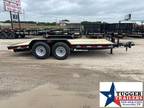 83x16 16ft Heavy Duty Equipment Bobcat Texline Trailer!