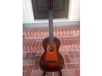 1930s Oahu Publishing V Neck Blues Parlor Guitar. Completely Playable. Needs TLC