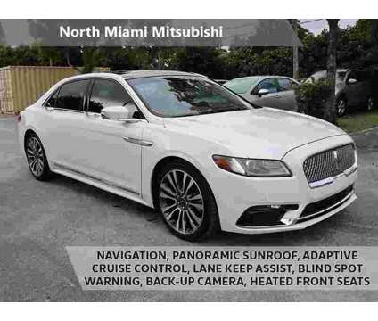 2019 Lincoln Continental Select is a Silver, White 2019 Lincoln Continental Select Sedan in Miami FL