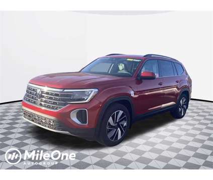 2024 Volkswagen Atlas 2.0T SE w/Technology is a Red 2024 Volkswagen Atlas 2.0T SE SUV in Parkville MD