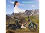 Electric Bike 16" x 3.0 Fat Tire Foldable Electric Bicycle SHIMANO 7 Speed FAST