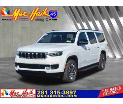 2024NewJeepNewWagoneer LNew4x4 is a White 2024 Jeep Wagoneer Car for Sale in Houston TX