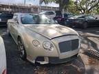 Repairable Cars 2014 Bentley Continental for Sale