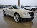 Repairable Cars 2013 Bentley Continental for Sale