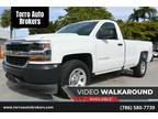 2016 Chevrolet Chevy Silverado W/T Work Truck V6 Long Bed 8ft. (We Deliver)