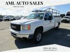 2013 GMC Sierra 2500HD Chevrolet SilveradoUtility Work TruckExt Cab 4x4