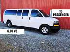 2018 Chevrolet Express 3500 Passenger LS Extended Van 3D