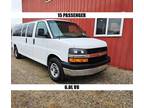 2017 Chevrolet Express 3500 Passenger LT Extended Van 3D