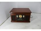 SEE NOTES Victrola 8-in-1 Record Player Multimedia Center Built-in Stereo
