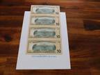 Uncut Sheet of (4) U.S. $10 Dollar Bills Series Year 2009 Brand New, Item #595.