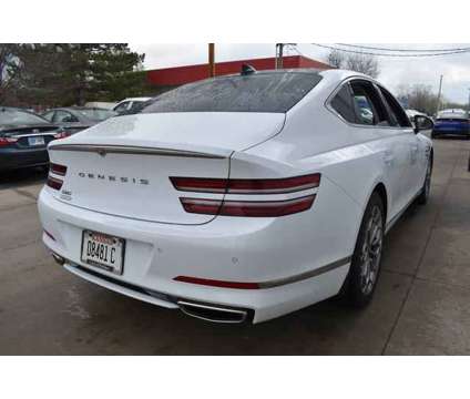 2023 Genesis G80 2.5T RWD is a White 2023 Genesis G80 3.8 Trim Sedan in Lawrence KS