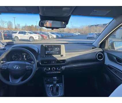 2023 Hyundai Kona SEL is a Black 2023 Hyundai Kona SEL SUV in Bangor ME