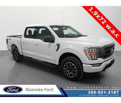 2023 Ford F-150 XLT is a White 2023 Ford F-150 XLT Truck in Roanoke IL