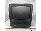 Vintage Zenith Color 13" TV VCR VHS Player Combo Retro Gaming TVSC1320 NO Remote