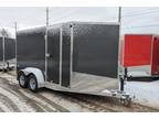 2022 Canadian Trailer Company 7x12 V-Nose Cargo Trailer Aluminum Tandem Axle