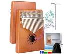 Kalimba Thumb Piano, Horse Finger Piano 17 Keys Start Kits Musical Instrument...