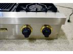 Viking 36" Stainless Steel Gas Rangetop, Pre-Owned, VGRT360-4QSSBR