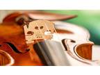4/4 Violin Bridge - Finer Grade Solid Maple - Pre-Cut & Pre-Fitted for Most V...