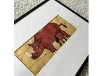 Rhino Ink Painting on Fabric