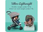 Century Stroll on 3-Wheel 2-in-1 Lightweight Travel System in Metro