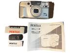 Pentax IQZoom 130M 35mm Point & Shoot Film Camera W/ REMOTE!! [phone removed]