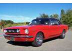 1966 Ford Mustang GT A CODE 289 4BBL A/C 4-SPEED SIGNAL FLAIRE RED SHARP COUPE
