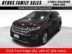 2018 Ford Edge Red, 67K miles