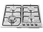 23 in Built-in NG/LPG Gas Stove 4 Burners Cooker Hob Cooktops Stainless Steel
