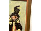 Vintage Ozz Franca Clown Art Child Bedroom Adorable Antique