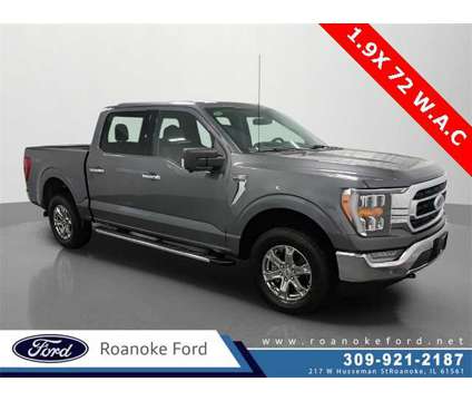 2023 Ford F-150 XLT is a Grey 2023 Ford F-150 XLT Truck in Roanoke IL
