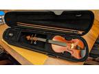 New 4/4 Full Size Vintage Dark Flamed Concert Violin/Fiddle-German