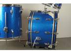 1960s Ludwig Blue Sparkle "New Yorker" Drum Set