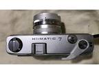 Minolta Hi-Matic 7 Rangefinder Film Camera w/ Rokkor PF 45mm f/1.8