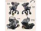 4 in 1 Baby Infant Gray Car Seats Stroller Combos for Newborn travel