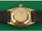 Vintage 1946 Rolex Bubbleback 14k Pink Gold Perpetual Chronometer Watch Ref.3131