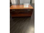 VTG Lane Cedar Altavista, Va. Mini Advertising Salesman Chest Oglesby, ILL