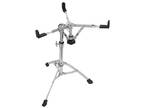 Chrome Plated Dumb Snare Drum Stand Tripod Silver