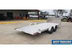 2023 Timpte 7x18 82 x18 aluminum trailer ground load ez hauler carhauler