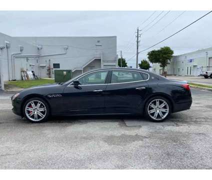 2015 Maserati Quattroporte for sale is a Black 2015 Maserati Quattroporte Car for Sale in Hallandale Beach FL