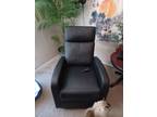 Leather Black Heat & Massage Chair