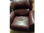 Leather recliner