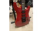C F Martin Ssx-10 Stinger Electric Guitar Red Exc Cond Nice Quality