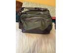Orvis Briefcase with Shoulder Strap—Gently Used Green and Gray