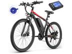 500W Electric Bike Mountain Bicycle 26'' Ebike + Li-Battery for Adults 21-Speed!