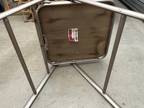 SAMSONITE Padded Folding Chairs Vtg Mid Century Set Of 2 Tan Beige