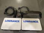 (2) Lowrance elite ti2 12 with active imaging 2 In 1 transducer